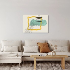 Üveg kép - Absztrakt lapok N⁰2 (70x50 cm)