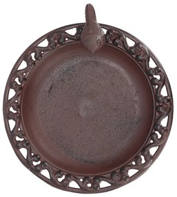 Öntöttvas álló madáritató és -etető, 38 cm