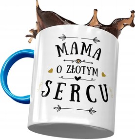 Kék Bögre Anyák napjára Nyomtatott fényképpel