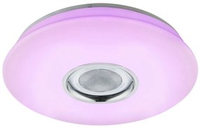 Globo Nicole 41329-18 távirányítós, hangszórós mennyezetlámpa, 18W+6W LED, 3000-4500-6000K+RGB, 80-1120 lm