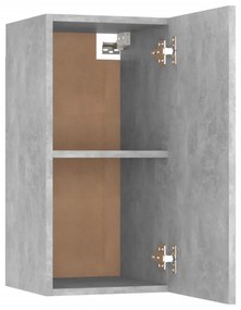 2 db betonszürke szerelt fa TV-szekrény 30,5 x 30 x 60 cm