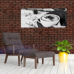 Kép - Téli cappuccino (120x50 cm)