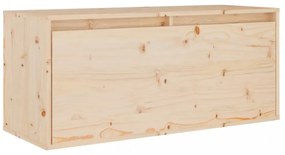 tömör fenyőfa faliszekrény 80 x 30 x 35 cm