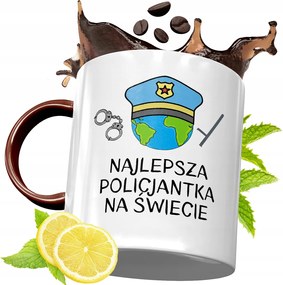 Bordó Bögre Rendőrnek Születésnapra Ajándék fényképes nyomattal