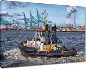 Vászonkép 70x50 Tengeri vontatóhajó