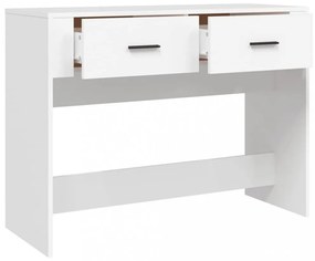fehér szerelt fa tálalóasztal 100 x 39 x 75 cm