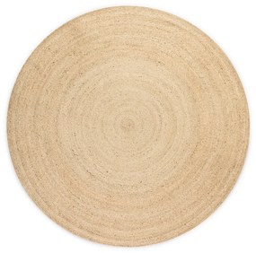 Natúr színű kétoldalas kerek juta szőnyeg ø 100 cm Braided Ivory – Hanse Home