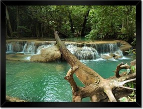 Poszterek keretben 40x30 Thaiföldi vízesés