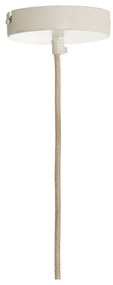 Krémszínű függőlámpa ø 49,5 cm Zubedo – Light &amp; Living