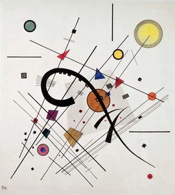 Reprodukció Grey Square (1923), Wassily Kandinsky