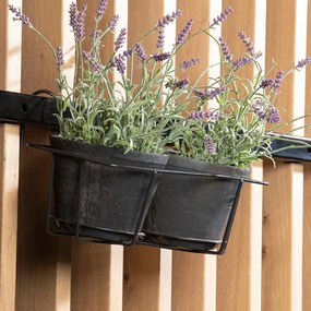 Fém fali függő virágcserép tartó Duo – Esschert Design