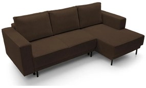 Sarokkanapé Rodriguez mini (J) (sötét bézs + fekete). 1099138