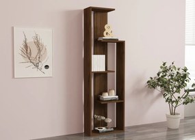 Wand könyvespolc, dió, 50 cm