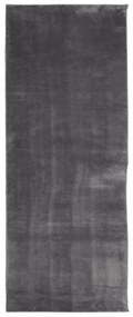 HUARTE antracit rövid szálú puha és mosható szőnyeg 80 x 200 cm