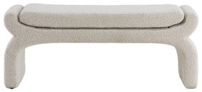 Krémszínű buklé pad Nafya – Light &amp; Living