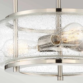 Elstead Lighting QUOIZLE QZ-TRILOGY-SFM-BN Plafonlámpa 3x60W/E27