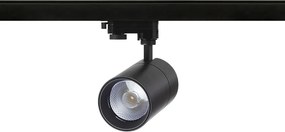 RENDL WISH 30 DIMM háromáramkörös sínre fekete 230V LED 30W 36° 3000K 4000K 5000K