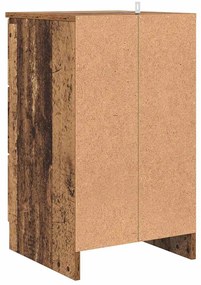 Éjjeliszekrény fiókkal Régi fa 38 x 38 x 66 cm Faanyag