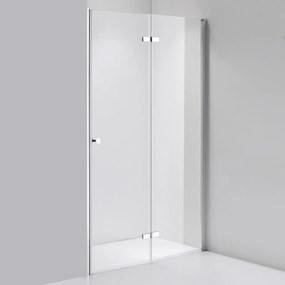 Stuxi Verona 120 cm széles csukló zuhanyajtó, 6 mm vízlepergető üveggel, króm profillal