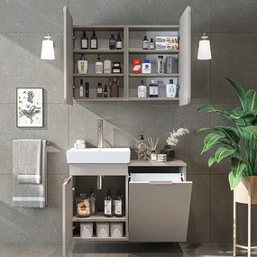 Dubai mosdószekrény, homokkő, 92,2 cm – TR283VLN1125