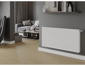 Mexen CV22, acél panel radiátor 300 x 1400 mm, oldalsó és alsó 50 mm csatlakozás, 1306 W, fehér, W622-030-140-00