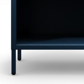 Alacsony polcos szekrény LUCA , 1000 x 900 x 350 mm, Modern: sötétkék
