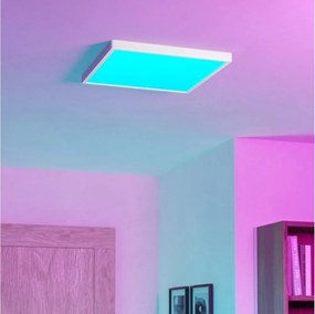 Eglo 901729 - LED RGBW, fényerőszabályozható füstszínű mennyezeti lámpatest FUEVA-Z LED/17,8W/230V 39cm IP44 fehér
