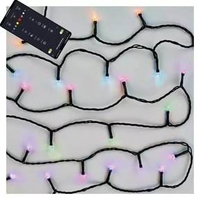 GoSmart LED karácsonyi fényfüzér, 12m, kültéri és beltéri, RGB, programokkal, időz,wifivel