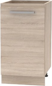 Alsószekrény 45 1DV, tölgy sonoma, NOVA PLUS NOPL-063-0S