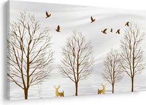 Kép - szarvas folyóelőtt (90x60 cm)