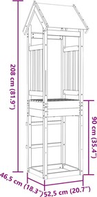 Játék Torny Barna 52.5 x 46.5 x 208 cm Szilárd Impregnált Fa