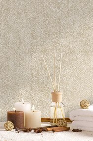 Holden Decor Essence Boa krém kígyóbőr mintás fémhatású vlies tapéta – 66283