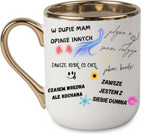 Elegáns bögre „Az én bögrém” 330 Fehér