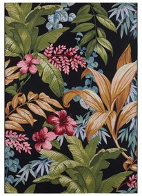 Fekete kültéri szőnyeg 80x165 cm Flair – Hanse Home