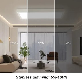 Brilagi - FRAME SMART fényerőszabályozható LED lámpatest 30W/230V fehér IP44 + távirányító