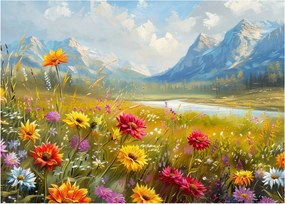Kép - Festett táj (70x50 cm)
