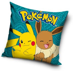 Pokémon Eevee párnahuzat 40x40 cm Velúr