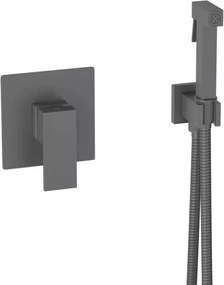AREZZO design CUBEFIELD falsík alatti bidé csaptelep kézizuhannyal, gun metal