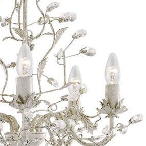 Searchlight 2495-5CR - Csillár láncon ALMANDITE 5xE14/40W/230V