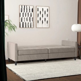 Bézs bársony kanapé 207 cm Presley – Støraa