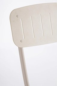 Bézs acél kétszemélyes kerti étkezőgarnitúra Yvonne – Bizzotto