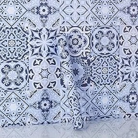 Furnér fólia bútorra öntapadós tapéta 30x300cm etno csempe minta