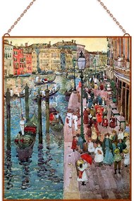 Maurice Prendergast - The Grand Canal Venice üvegkép, falikép