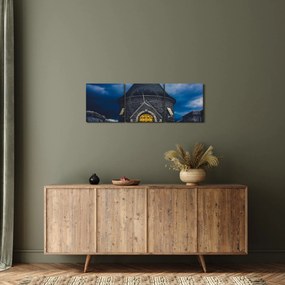 Kép - A vihar előtt (órával) (90x30 cm)