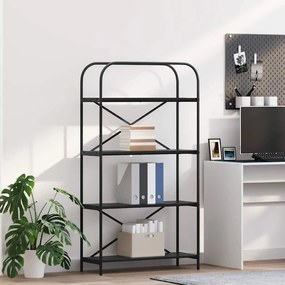 Könyvespolc Musta tammi 80 x 30 x 146 cm Faanyag