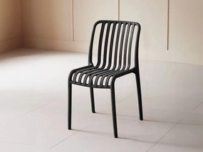 Műanyag szék TREGO, antracit színű