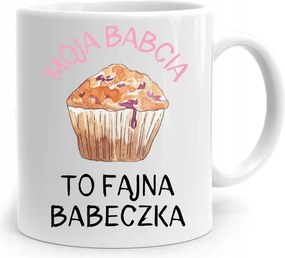 Nagymama Bögre Születésnapra Egy Vagány Muffin, fényképes nyomtatással