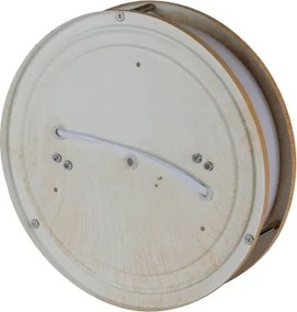 Brilagi - ELARO mennyezeti lámpa 2xE27/40W/230V, átm. 26 cm, fa hatású