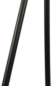 Modern kültéri állólámpa fekete IP44 LED-del, napelemes - Virginia