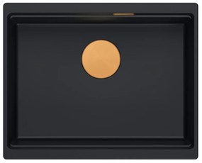 gránit mosogató Logan 100 Black